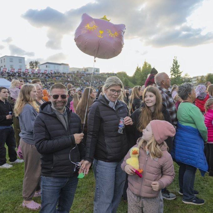Ein með öllu, Sparitónleikarnir á Akureyrarvelli um kvöldið, sunnudagur 3. ágúst 2025. Mynd: Hilmar Friðjónsson
