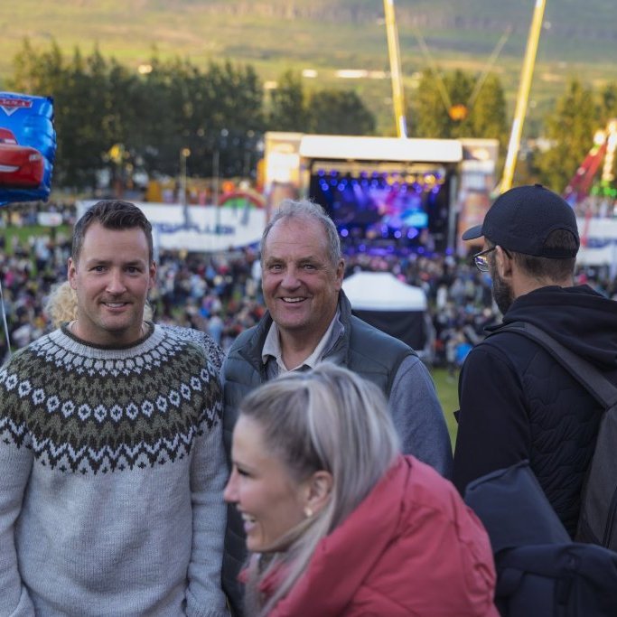 Ein með öllu, Sparitónleikarnir á Akureyrarvelli um kvöldið, sunnudagur 3. ágúst 2025. Mynd: Hilmar Friðjónsson