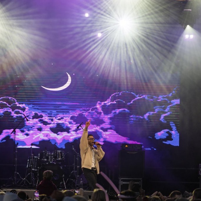 Ein með öllu, Sparitónleikarnir á Akureyrarvelli um kvöldið, sunnudagur 3. ágúst 2025. Mynd: Hilmar Friðjónsson