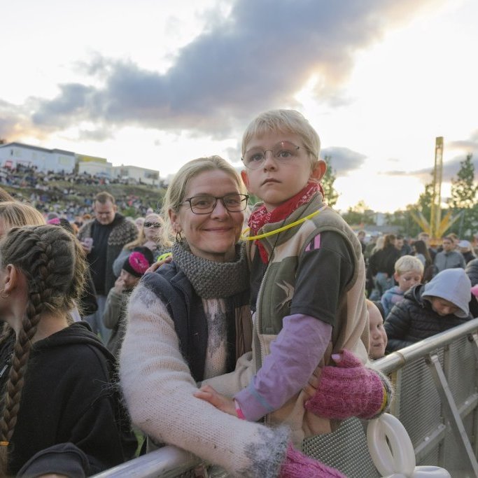 Ein með öllu, Sparitónleikarnir á Akureyrarvelli um kvöldið, sunnudagur 3. ágúst 2025. Mynd: Hilmar Friðjónsson