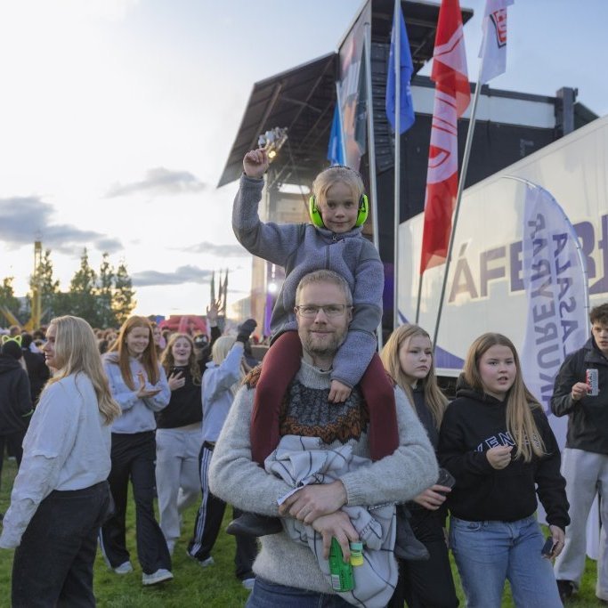 Ein með öllu, Sparitónleikarnir á Akureyrarvelli um kvöldið, sunnudagur 3. ágúst 2025. Mynd: Hilmar Friðjónsson