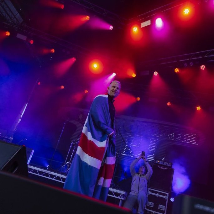 Ein með öllu, Sparitónleikarnir á Akureyrarvelli um kvöldið, sunnudagur 3. ágúst 2025. Mynd: Hilmar Friðjónsson