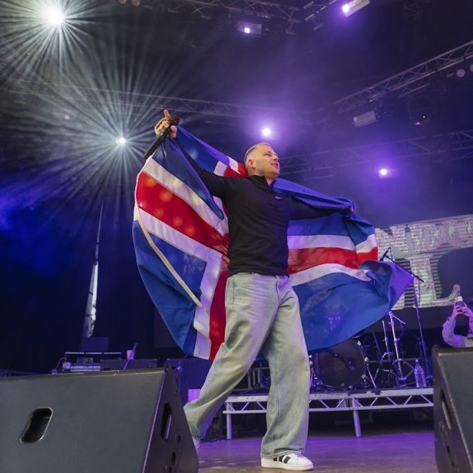 Ein með öllu, Sparitónleikarnir á Akureyrarvelli um kvöldið, sunnudagur 3. ágúst 2025. Mynd: Hilmar Friðjónsson