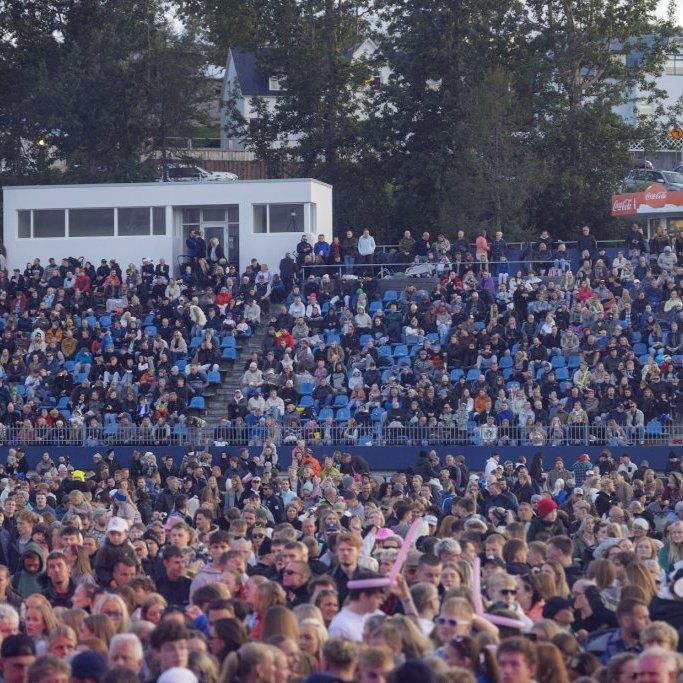 Ein með öllu, Sparitónleikarnir á Akureyrarvelli um kvöldið, sunnudagur 3. ágúst 2025. Mynd: Hilmar Friðjónsson