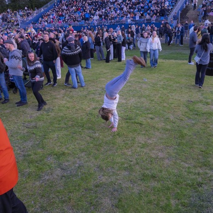 Ein með öllu, Sparitónleikarnir á Akureyrarvelli um kvöldið, sunnudagur 3. ágúst 2025. Mynd: Hilmar Friðjónsson