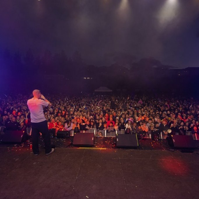 Ein með öllu, Sparitónleikarnir á Akureyrarvelli um kvöldið, sunnudagur 3. ágúst 2025. Mynd: Hilmar Friðjónsson