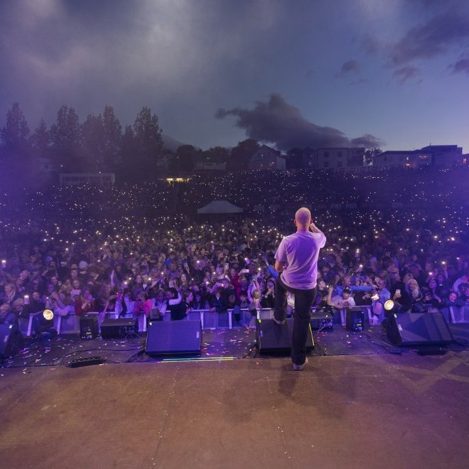 Ein með öllu, Sparitónleikarnir á Akureyrarvelli um kvöldið, sunnudagur 3. ágúst 2025. Mynd: Hilmar Friðjónsson