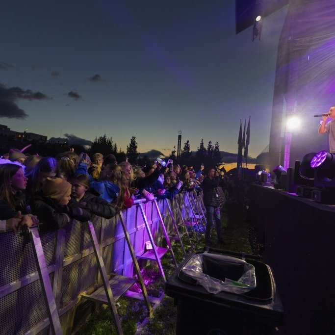 Ein með öllu, Sparitónleikarnir á Akureyrarvelli um kvöldið, sunnudagur 3. ágúst 2025. Mynd: Hilmar Friðjónsson