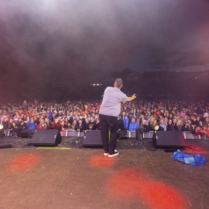 Ein með öllu, Sparitónleikarnir á Akureyrarvelli um kvöldið, sunnudagur 3. ágúst 2025. Mynd: Hilmar Friðjónsson