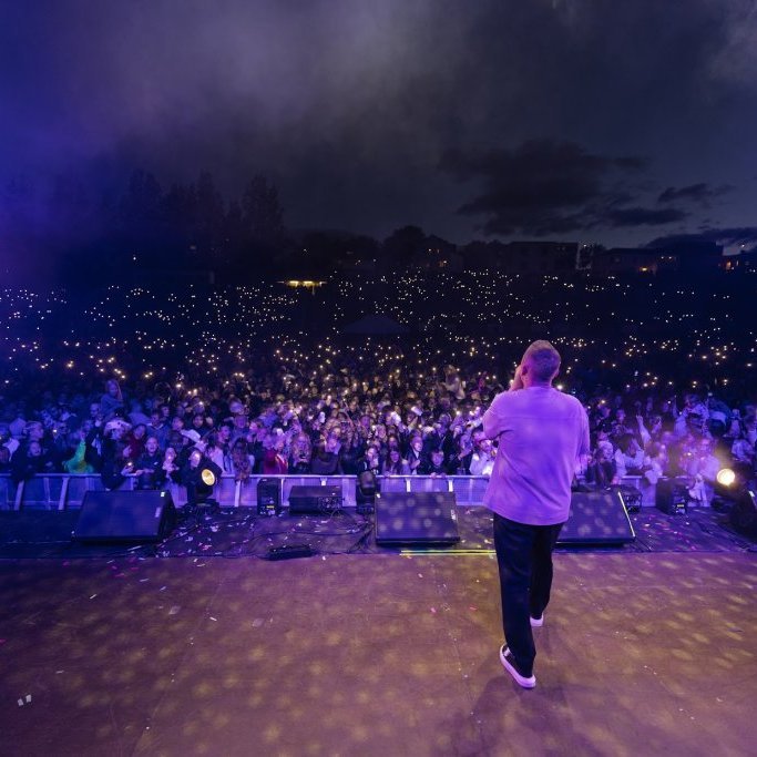 Ein með öllu, Sparitónleikarnir á Akureyrarvelli um kvöldið, sunnudagur 3. ágúst 2025. Mynd: Hilmar Friðjónsson