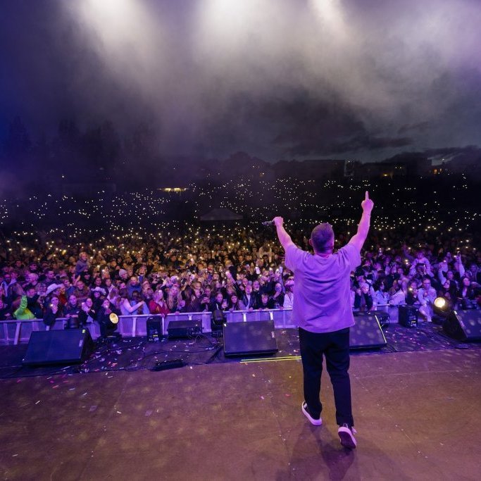 Ein með öllu, Sparitónleikarnir á Akureyrarvelli um kvöldið, sunnudagur 3. ágúst 2025. Mynd: Hilmar Friðjónsson