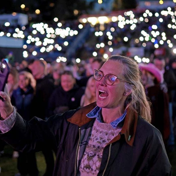 Ein með öllu, Sparitónleikarnir á Akureyrarvelli um kvöldið, sunnudagur 3. ágúst 2025. Mynd: Skapti Hallgrímsson
