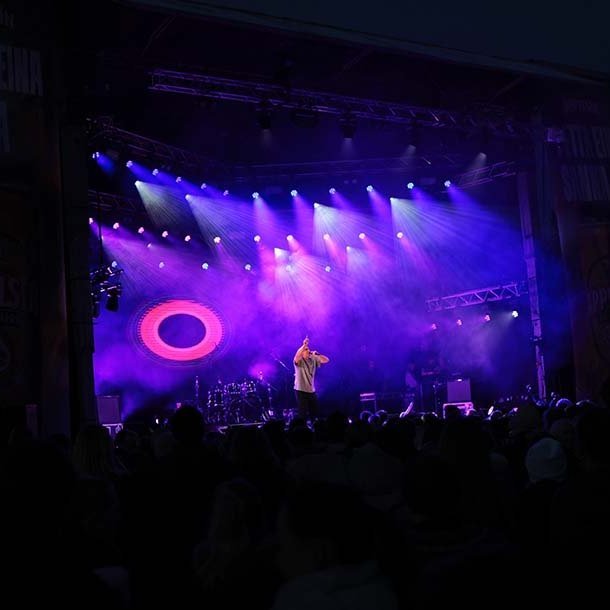 Ein með öllu, Sparitónleikarnir á Akureyrarvelli um kvöldið, sunnudagur 3. ágúst 2025. Mynd: Skapti Hallgrímsson