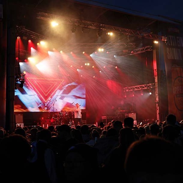 Ein með öllu, Sparitónleikarnir á Akureyrarvelli um kvöldið, sunnudagur 3. ágúst 2025. Mynd: Skapti Hallgrímsson