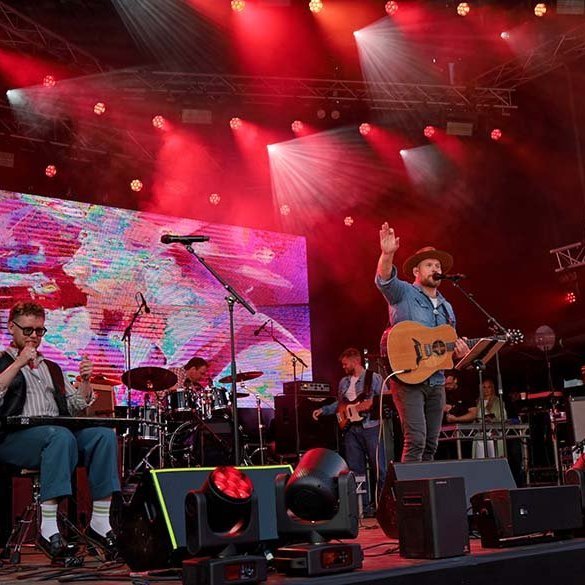 Ein með öllu, Sparitónleikarnir á Akureyrarvelli um kvöldið, sunnudagur 3. ágúst 2025. Mynd: Skapti Hallgrímsson