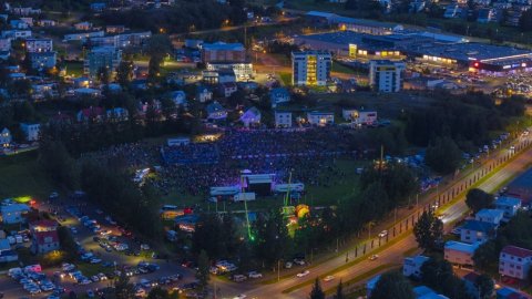 Ein með öllu, Sparitónleikarnir á Akureyrarvelli um kvöldið, sunnudagur 3. ágúst 2025. Mynd: Hilmar Friðjónsson