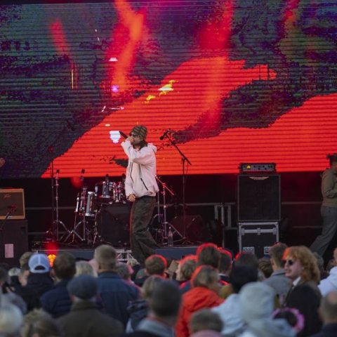 Ein með öllu, Sparitónleikarnir á Akureyrarvelli um kvöldið, sunnudagur 3. ágúst 2025. Mynd: Hilmar Friðjónsson