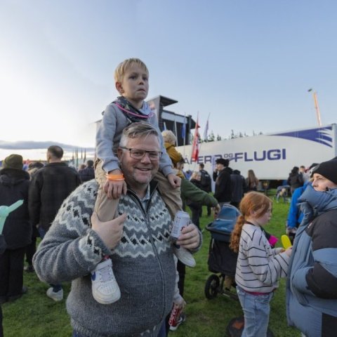 Ein með öllu, Sparitónleikarnir á Akureyrarvelli um kvöldið, sunnudagur 3. ágúst 2025. Mynd: Hilmar Friðjónsson
