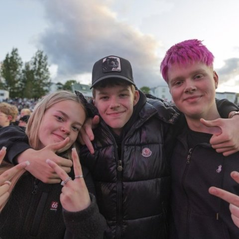 Ein með öllu, Sparitónleikarnir á Akureyrarvelli um kvöldið, sunnudagur 3. ágúst 2025. Mynd: Hilmar Friðjónsson