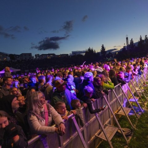 Ein með öllu, Sparitónleikarnir á Akureyrarvelli um kvöldið, sunnudagur 3. ágúst 2025. Mynd: Hilmar Friðjónsson