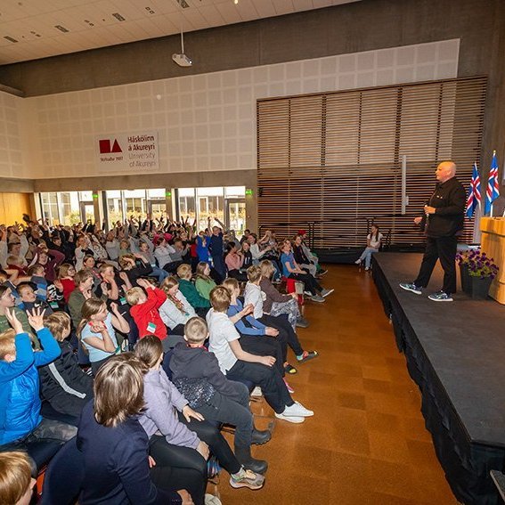 Vísindaskóli unga fólksins 2024. Mynd: Axel Darri Þórhallsson fyrir Vísindaskólann.