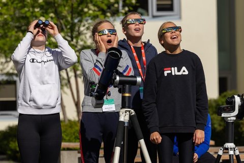 Vísindaskóli unga fólksins 2024. Mynd: Axel Darri Þórhallsson fyrir Vísindaskólann.