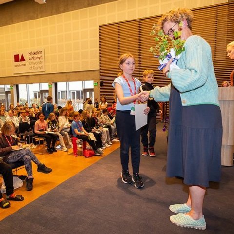 Vísindaskóli unga fólksins 2024. Mynd: Axel Darri Þórhallsson fyrir Vísindaskólann.