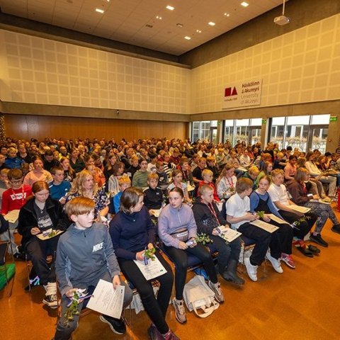 Vísindaskóli unga fólksins 2024. Mynd: Axel Darri Þórhallsson fyrir Vísindaskólann.