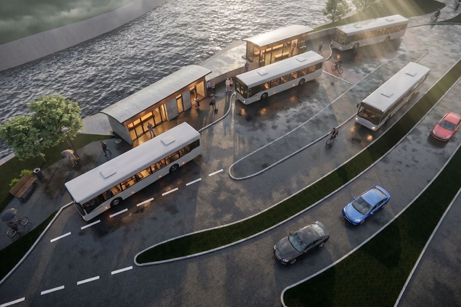 Framkvæmdir hefjast við jöfnunarstöð strætó | akureyri.net