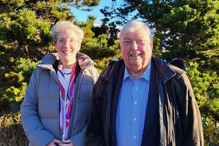 Clarissa Duvigneau, sendiherra Þýskalands á Íslandi, og dr. Karl-Werner Schulte hittust í fyrsta ski…