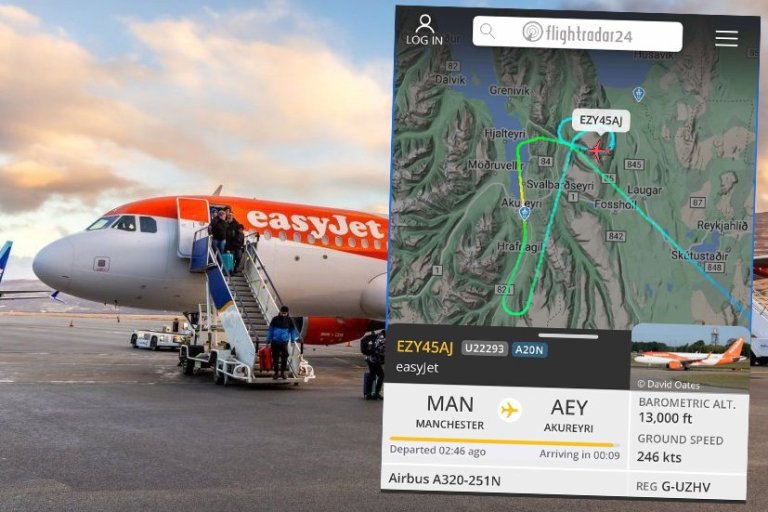 Vél easyJet gat ekki lent – fer til Keflavíkur