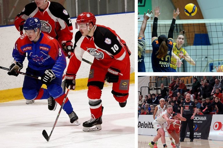 Íshokkíveislan byrjar á Akureyri í dag, en kvennalið bæjarins í blaki og körfubolta leika fyrir sunn…