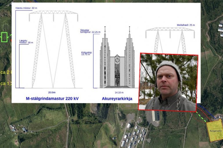 Minnisvarði í formi stálmastra yrði stórslys