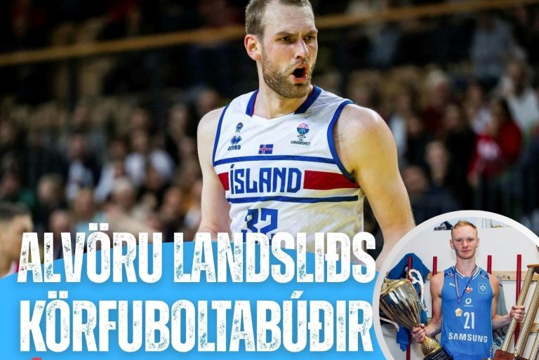 Landsliðsmenn í körfu með æfingabúðir