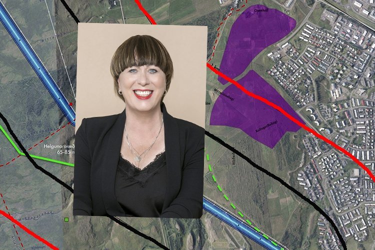 Landsnet: Loftlínan er tímabundin lausn