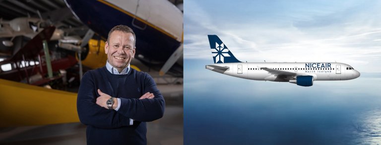 Félag um millilandaflug frá Akureyri – flogið til Bretlands, Danmerkur og Spánar – fyrsta flug 2. jú…