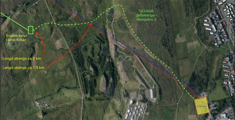 Akureyrarbær hefur lagt fram málamiðlanir í viðræðum við Landsnet; annars vegar 2,3 km jarðstreng me…