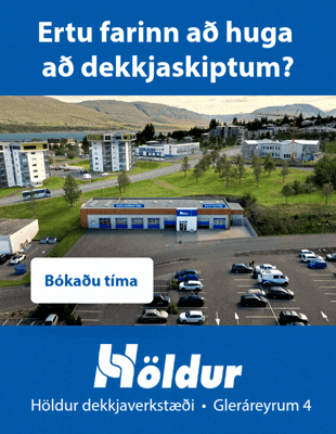 Höldur - dekkjaskipti apríl 26