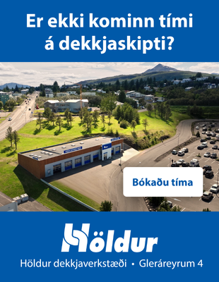 Höldur - dekkjaskipti apríl 26